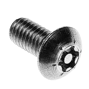 Skruv, Torx m pinne, M4x10, rostfri