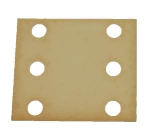 Dämpgummi t styrskofoder, f EKS PEC för HSMS 100mm