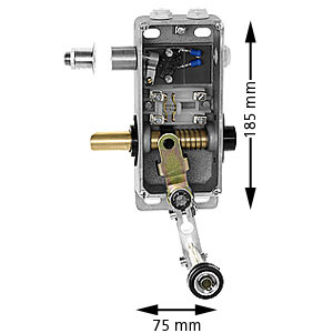 Karmlås, LO-922-H, med trekantsöppning