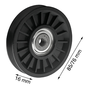 Hanger roller, Selcom Pegasus, Ø86/78x16mm, Hole M10