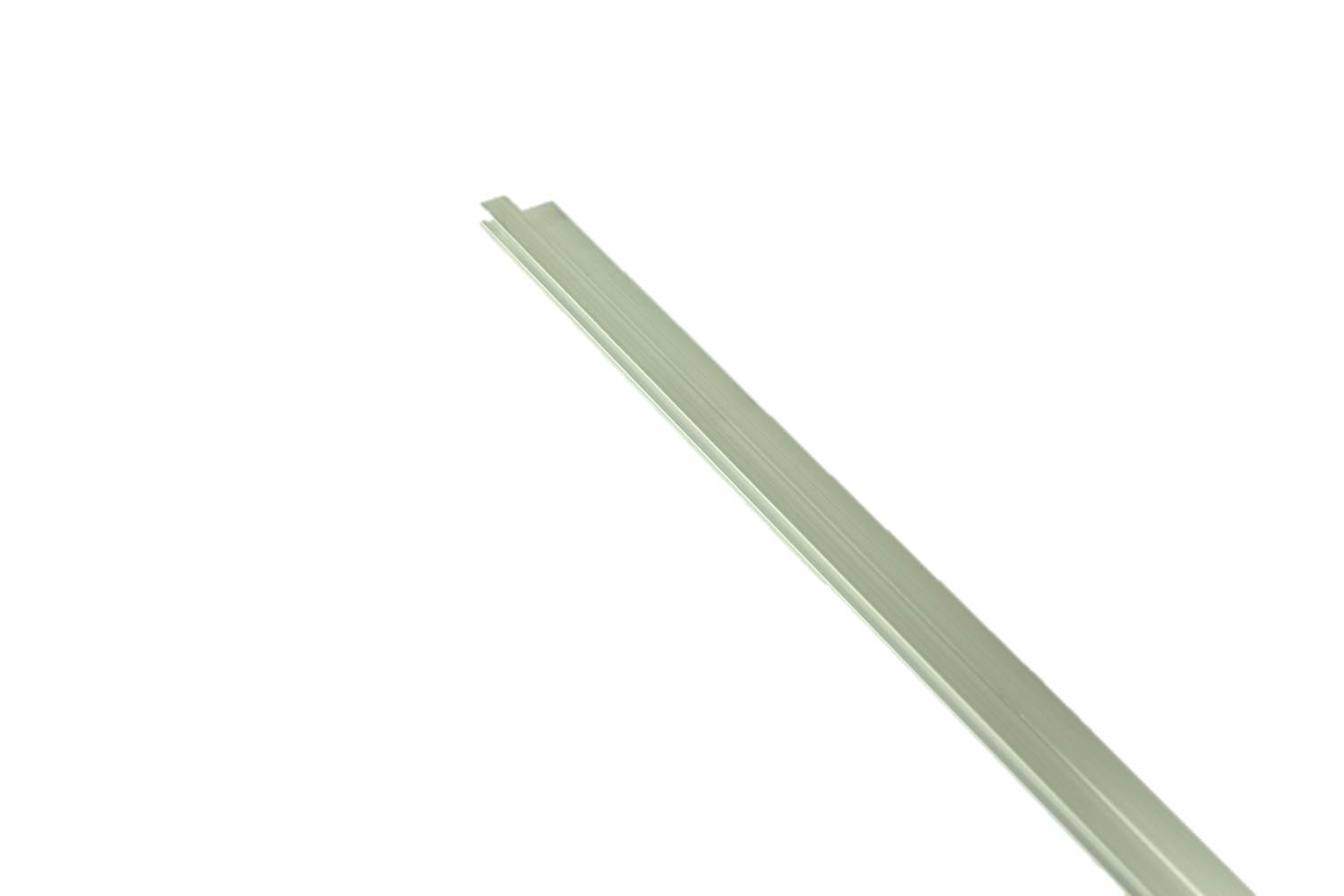 Alu.skena till borstlist, 2000mm med spår 4mm